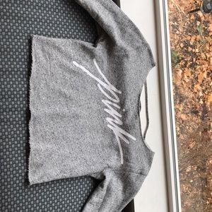 PINK backless sweatshirt